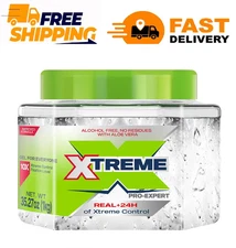 Xtreme Professional Extreme Hold Hair Gel Clear Jar, 35oz