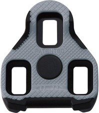 Exustar Black 11 Look Keo Pedal Cleats with Anti-Slip Walk Pads, 0 Float,