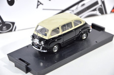 BRUMM 1/43 FIAT 600 MULTIPLA D 1960 AVORIO/NERO R333-01 DIE CAST MODEL