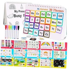Busy Book for Kids, Montessori Preschool Learning Activities, 30 Themes Color