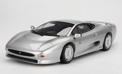 Jaguar XJ220 Silver in 1:12 scale by True Scale Miniatures