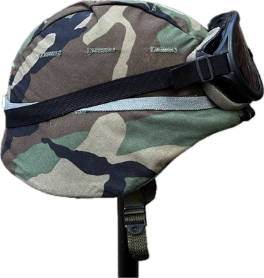 Helmet Combat Ballistic PASGT Large LARGE PASGT ARMOR US ニ*ー様 & Goggles Shroud Norotos 個人装備
