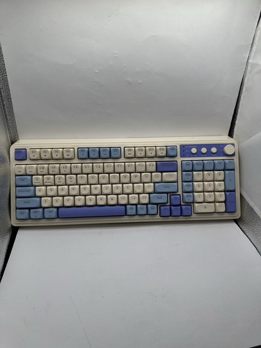 AULA 99 Tasten Mechanische Gaming Tastatur, Bluetooth - S99, Beige/Lila - Bild 9 von 17