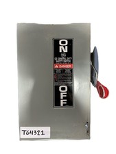 GE TG4321 Safety Switch Model 9 Type 1 Enclosure 30A 240VAC