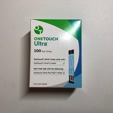 100 OneTouch Ultra Test Strips Expires 01/31/2027 - FREE SHIPPING