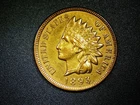 1893 Indain Head Cent Better-Date! BU UNC Detials Very rare Seldom Seen!