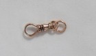 Antique 8-10K Rose Gold Pocket Watch Chain Dog Clip. 2.28g. Use or Scrap — photo 9