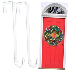 15  Wreath Hangers for Front Door,2 Pack Over the Door Hooks 15 Inch- 2 Pack