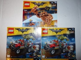 LEGO THE BATMAN MOVIE LOT OF 5 INSTRUCTION MANUAL 70904 70907 70915 LOOSE 2017