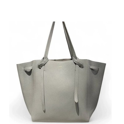 Celine Small Belt Cabas Phantom Tote Grey Calfskin (mg060826d7r)