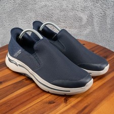 Men's Sz 10.5 SKECHERS Performance GO Walk Arch Fit Hands Free Slip-Ins