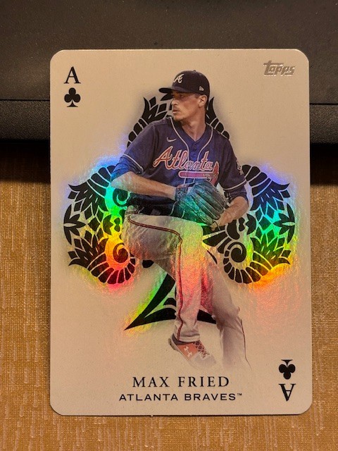 2023 Topps All Aces Insert Max Fried Atlanta Braves AA-20