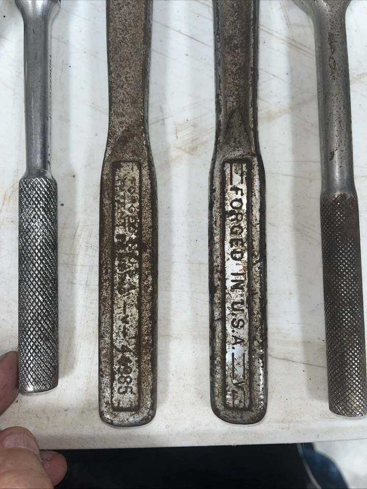 Lot of 6 Ratchet Wrenches Craftsman Wright Thorsen Used Condition See Pictures - Image 4 of 4