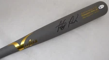 Fernando Tatis Jr. Signed Gray Victus Game Model Bat San Diego Padres Beckett