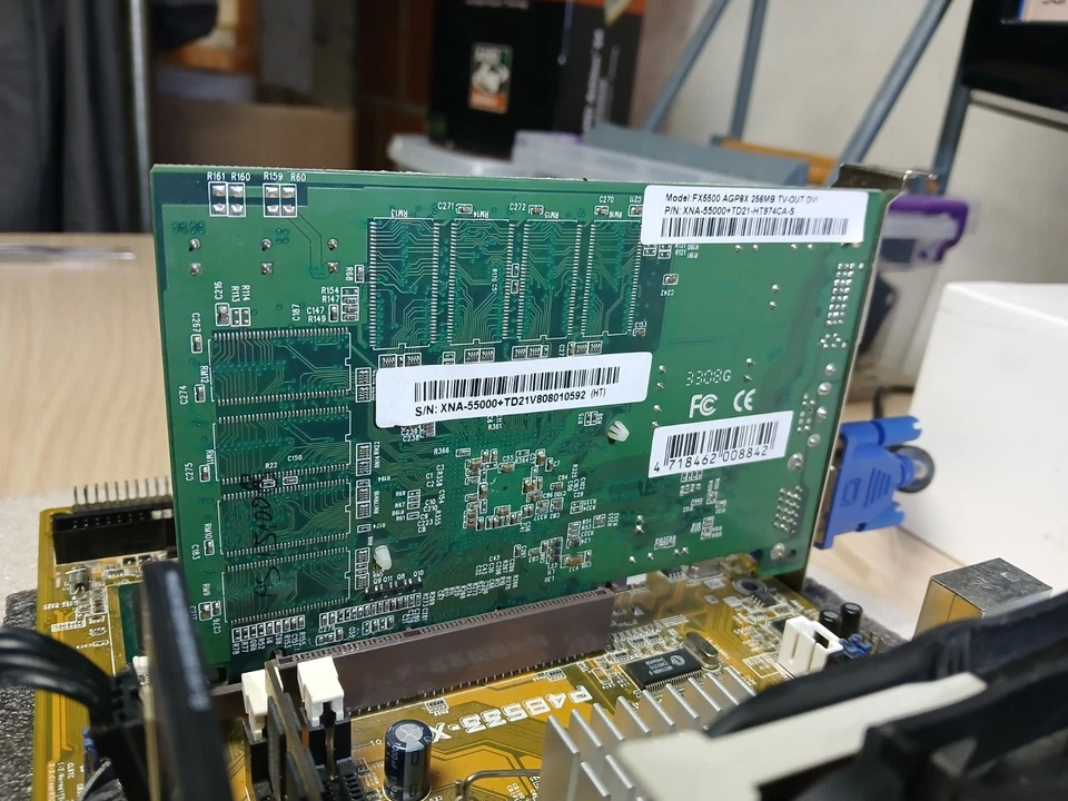 Vintage - GAINWARD  nVidia FX5500 - GREAT BUDGET RETRO AGP 8x CARD - Image 4 of 4