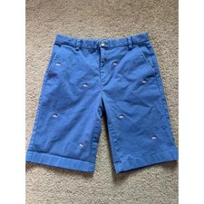 Vineyard Vines Boy's Chino Shorts With Whales