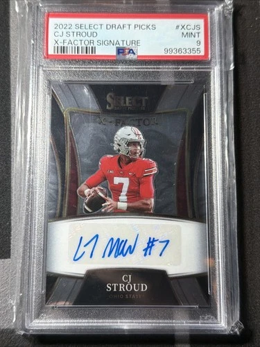2022 Panini Select Draft Picks - X-Factor Signatures C.J. Stroud PSA10 Auto