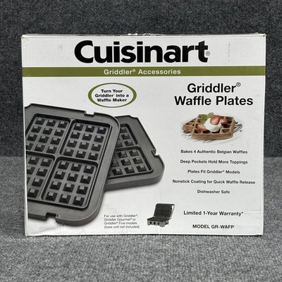 Cuisinart Griddler Waffle Plates GR-WAFP Belgian Nonstick