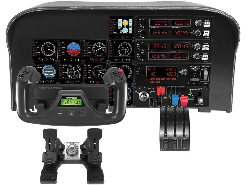 Logitech G Flight Professional Simulation Rudder Pedals With Toe Brake - Image 4 of 4