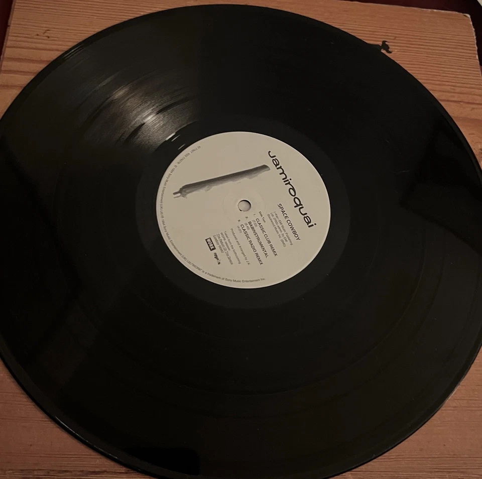Jamiroquai – Space Cowboy 12” 1994 Work/Sony David Morales Remix NM Vinyl - Image 4 of 4