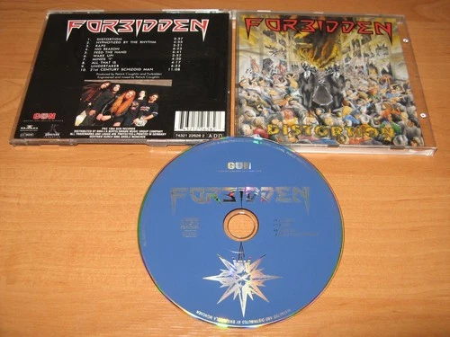 FORBIDDEN - Distortion - ORG 1st GUN press RARE OOP