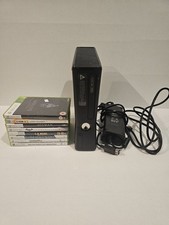 Microsoft Xbox 360 S Slim 250GB Matte Black Console - NO CONTROLLER