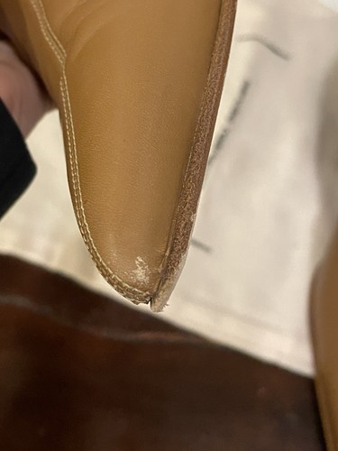 Botines para mujer Narciso Rodriguez charol negro marrón punta puntiaguda talla 39” - Imagen 8 de 11