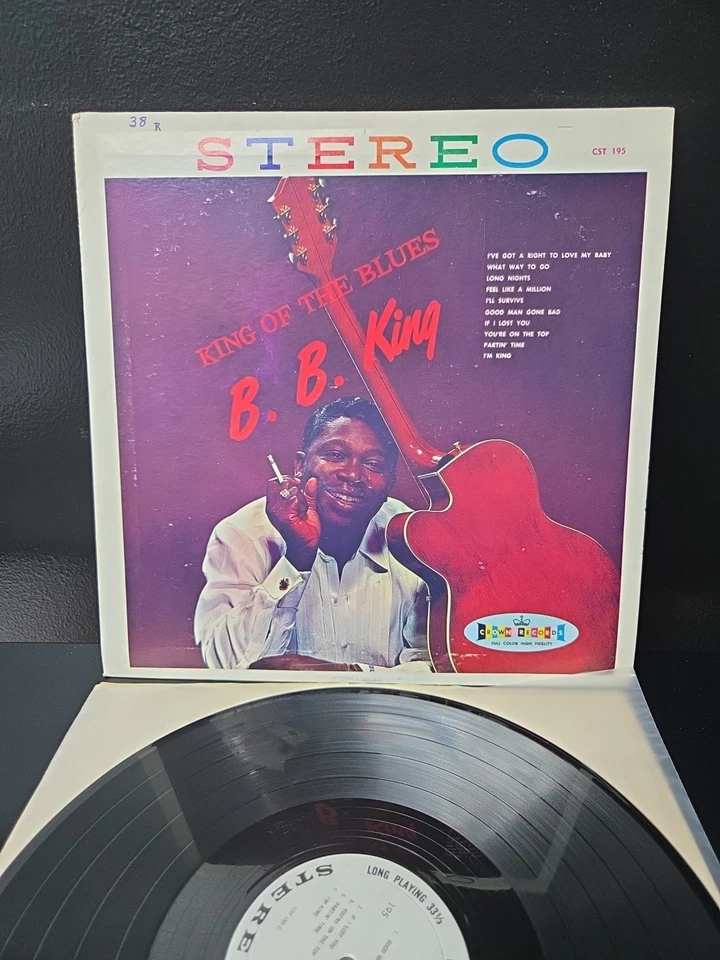 B.B. King King Of The Blues Lp Vinyl OG 1960 1st Stereo Press VERY NICE EX+ LOOK - Image 2 of 4