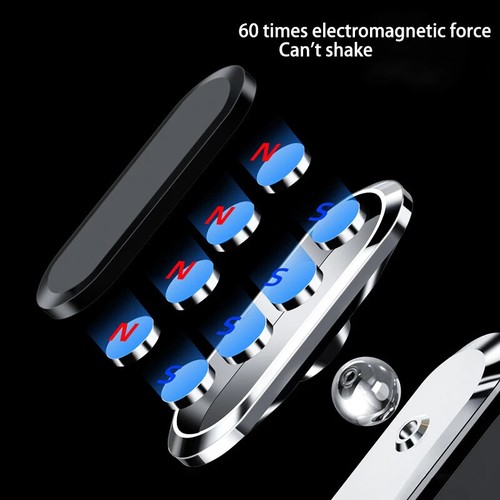 360° Magnetic Car Mobile Phone Holder Stand Mount For iPhone Samsung Universal - Picture 7 of 16