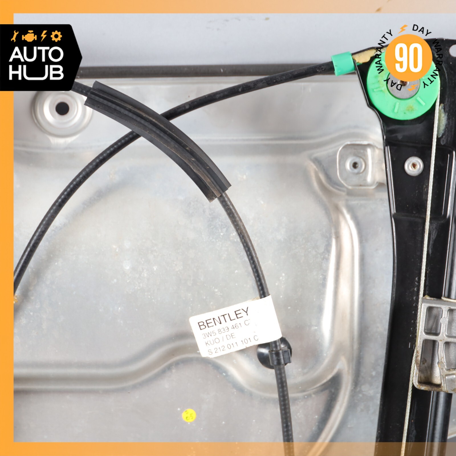 06-13 Bentley Continental Flying Spur Rear Left Door Window Regulator OEM 80k