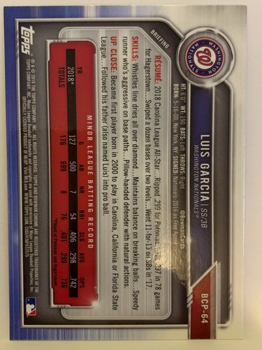 2019 Bowman CHROME PROSPECT Vets and 1st Bowman **YOU PICK** #BCP1-250 - (a78) - Picture 94 of 313