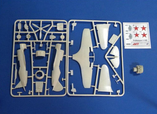 Art Model 7206 - 1/72 POLIKARPOV I-185 SOVIET FIGHTER kit modelo - Imagen 2 de 2
