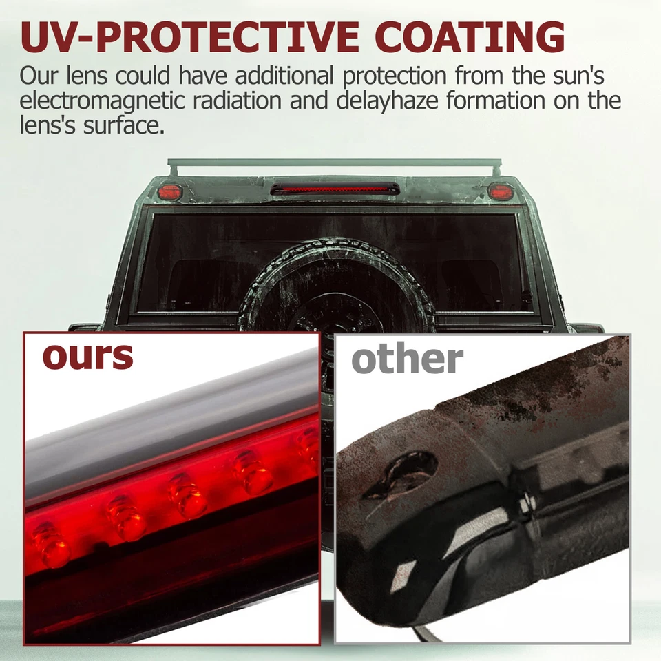 3rd Third Brake Tail Light Lamp For 92-09 Chevy GMC Suburban C/K1500 2500 Tahoe - Image 2 of 4