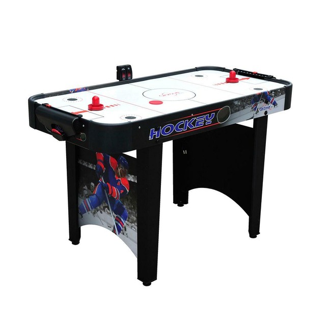Airzone Air Hockey Table With Automatic Led Scoring Kids Adult