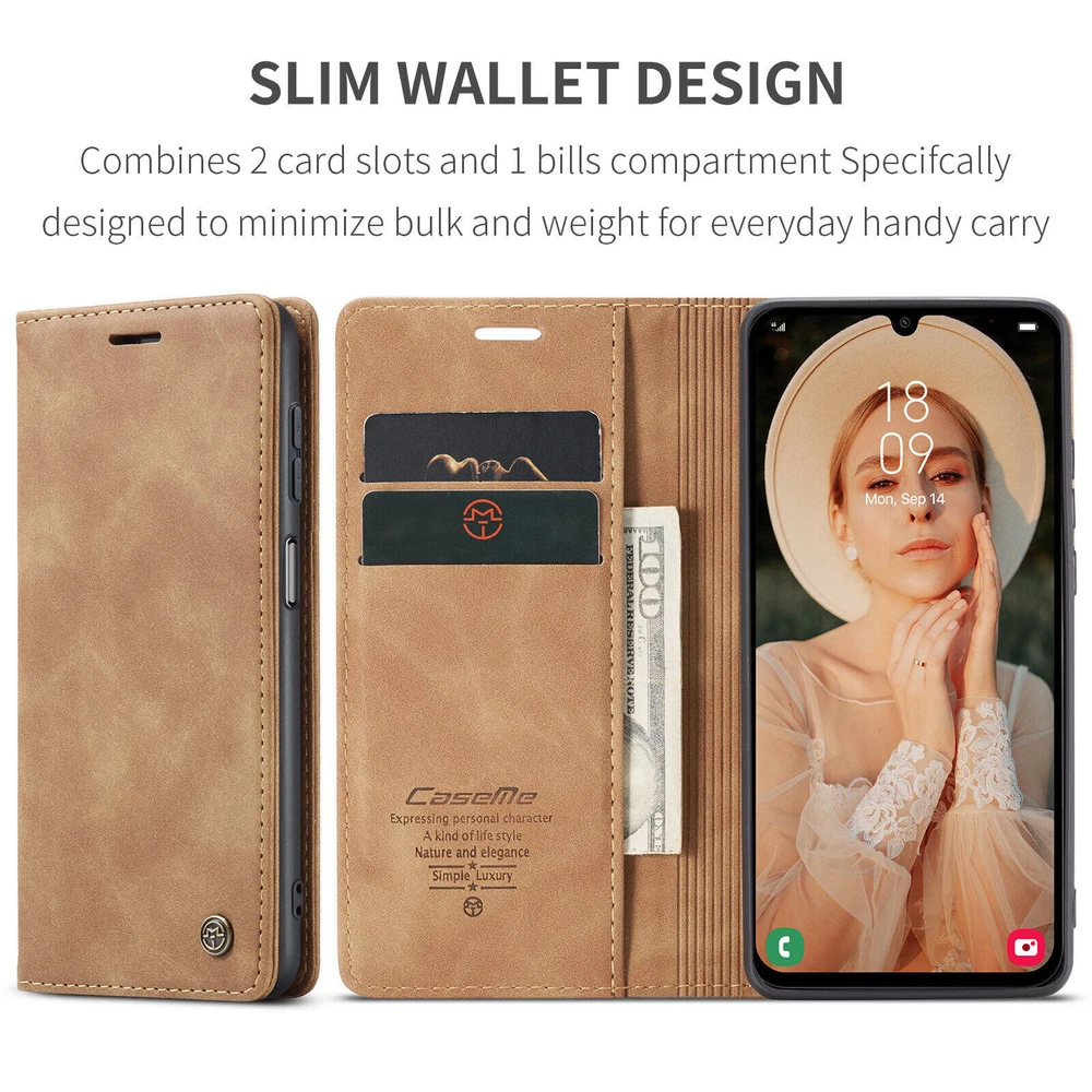 Magnetic Wallet Leather Flip Stand Cover for Samsung Galaxy A15 4G 5G Phone Case