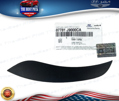 ⭐GENUINE⭐ REAR Door UPPER Molding Trim LEFT Hyundai Kona 2.0L 18