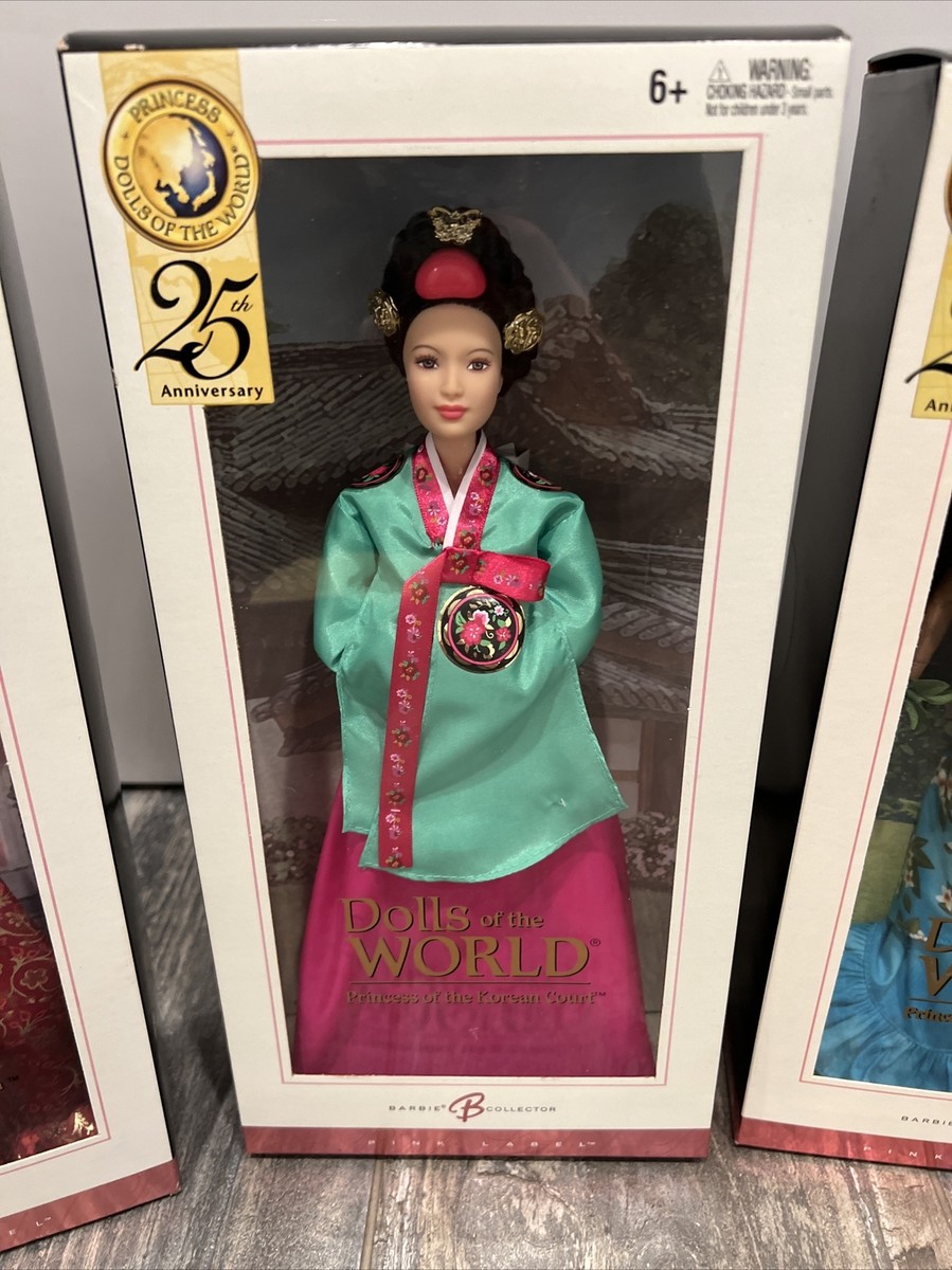 Barbie 25th Anniversary Pink Label Dolls of the World SET Of 4 | eBay
