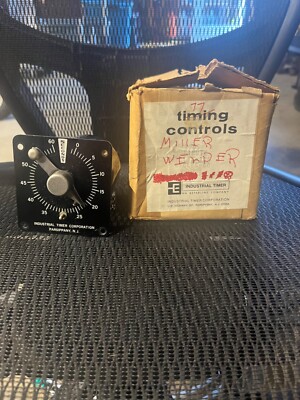 Vintage NOS Industrial Timer Corp.  60S Second Timer, Miller Welder Application?