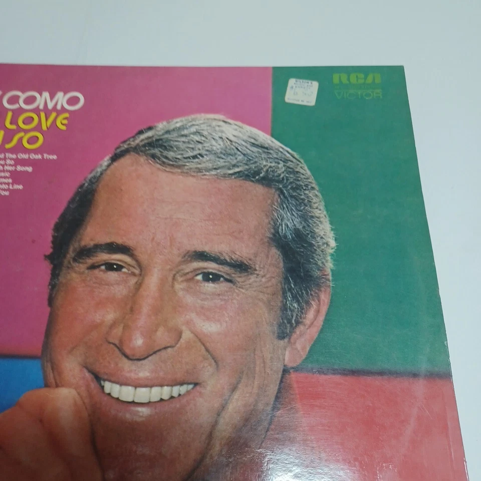 Perry Como And I Love You So 12" Vinyl LP Vintage 1973 APL1-0100 Aus Press - Image 4 of 4