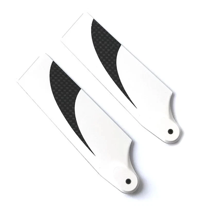 2 Pairs Carbon Fiber Tail Blade 110mm For Align Trex 700 RC Helicopter Toy Parts - Image 3 of 4