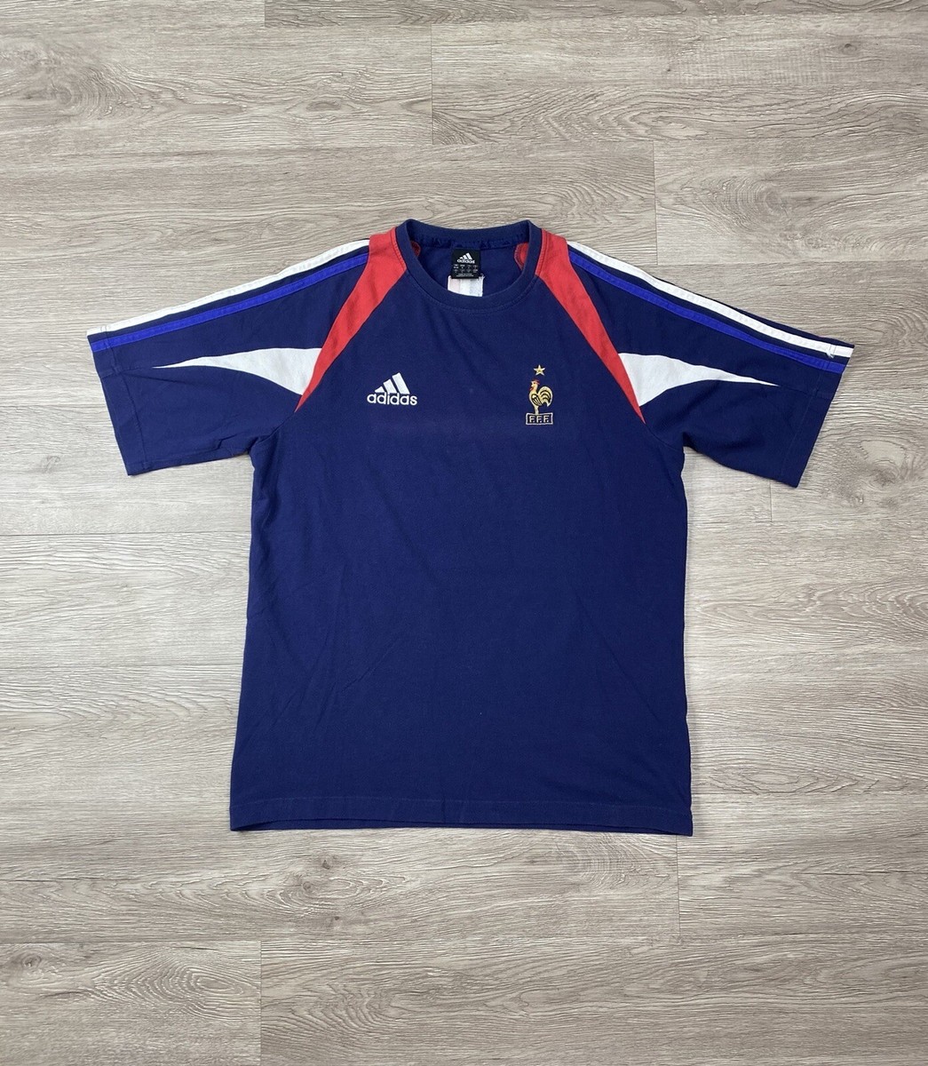 トップス 70s French adidas football shirt Adidas Trefoil Football Shirt Nolel Vintage Made In France