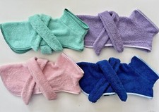 The Lilly Towelling Dog Dressing Gown Robe for small Chihuahua size Handmade UK