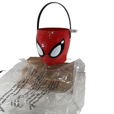 NOS w TAGS  Marvel Plastic Halloween Spider-Man Trick Or Treat Basket 