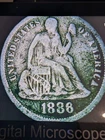 United States 1886  Seated Liberty Dime No Stars