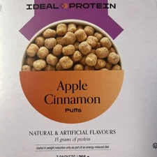 Ideal Protein 1 box Apple Cinnamon Puffs BB 1/31/2026 FREE SHIP