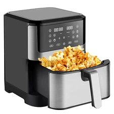 8QT LCD Touch Screen Electric Hot Air Fryer Healthy Cooker with 10 Presets