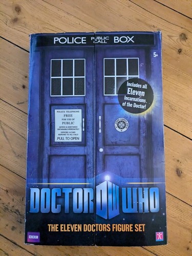 BOX ONLY Doctor Who 11 Eleven Doctors Classic Series 5” Figure Packaging Custom