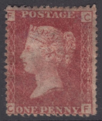 1864, SG #44 - QV 1p - MINT HINGED - Pl 206 | eBay