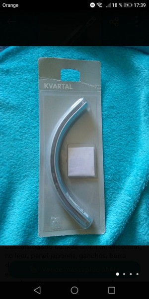 Curva cortina riel Ikea Kvartal