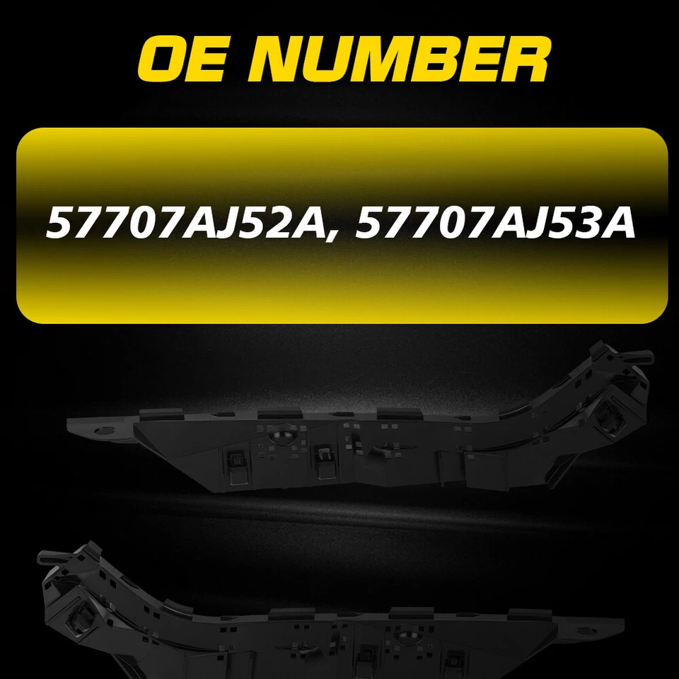 Кронштейны поддержки переднего левого и правого бампера для Subaru 2010-2014 годов выпуска устаревшие задние - Изображение 2 из 4